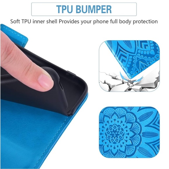 *NEW* Samsung Galaxy A03 Core - Blue Phone Case + Screen Protector - Picture 10 of 10